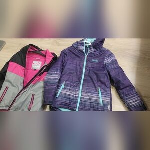 Purple and Teal Striped Jacket